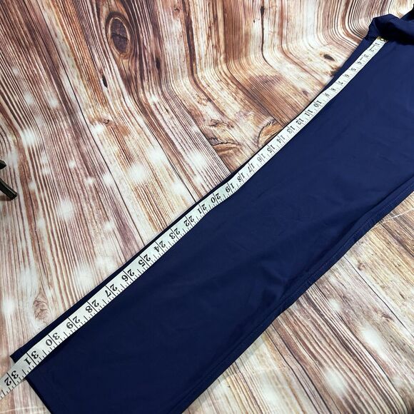 Peter Millar Crown Crafted Bingham Mens Sz 33x31.5 Blue Nylon Performance Pants - Picture 7 of 13